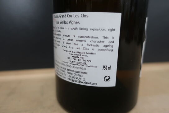 Rødvin PASCAL BOUCHARD CHABLIS GRAND CRU