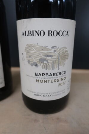 2 FL. rødvin ALBINO ROSSA BARBARESCO MONTERSINO 2017