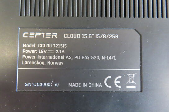 Bærbar Computer CEPTER CCLOUD21515