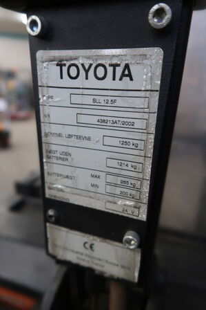 El-pallestabler TOYOTA SLL 12.5F