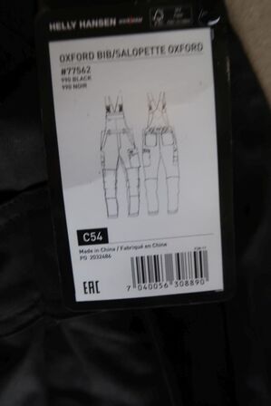 1 par overalls str. C54