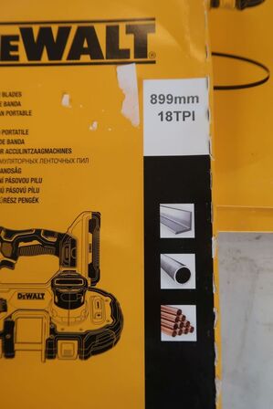 5x3 stk. klinger til Dewalt båndsav. DT8477