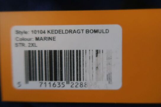 1 stk. kedeldragt str. XXL