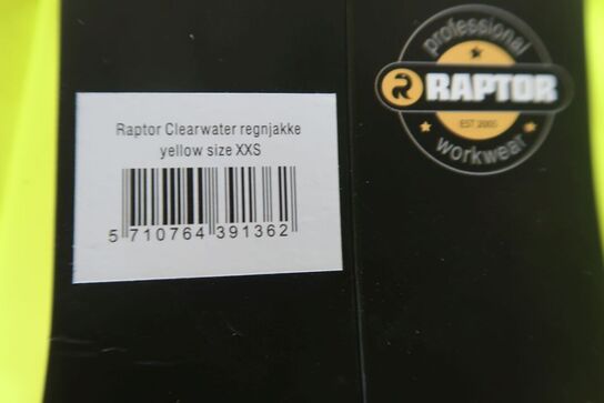 2 stk. regnjakke, 1 stk. regnbuks str. xxs