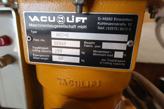 Vakuum sug til plader Vacu lift U02-6