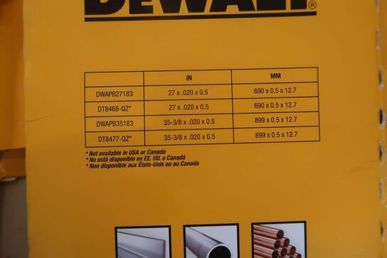 5x3 stk. klinger til Dewalt båndsav. DT8477