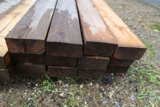28,8 meter tømmer 63x130 mm