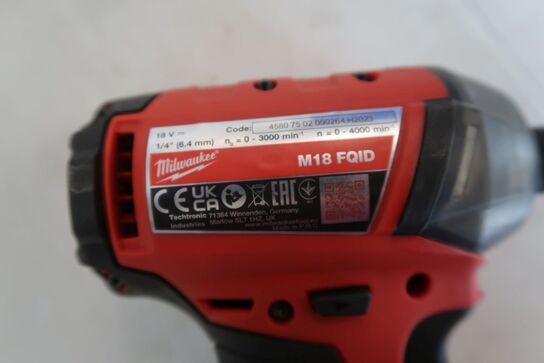 Akku-slagskruetrækker Milwaukee M18 FQID