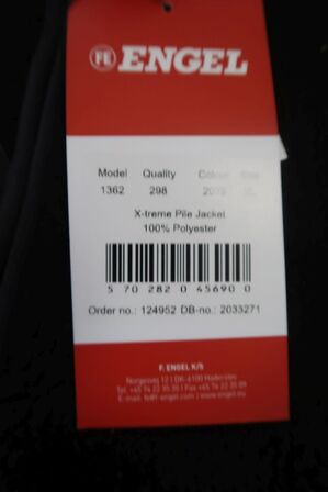 1 stk. fiberpels stk. Xl