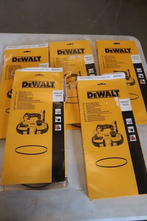 5x3 stk. klinger til Dewalt båndsav. DT8477