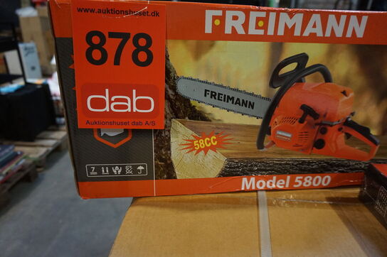 Freimann benzin kædesav 5800 58cc 20" sværd