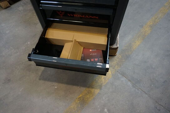 Widmann Compact one værktøjsvogn. Syv skuffer inkl. værktøj 