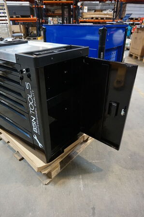 BSN Værktøjsvogn med 6 skuffer og sideskab. Inkl. 164 dele  værktøj 