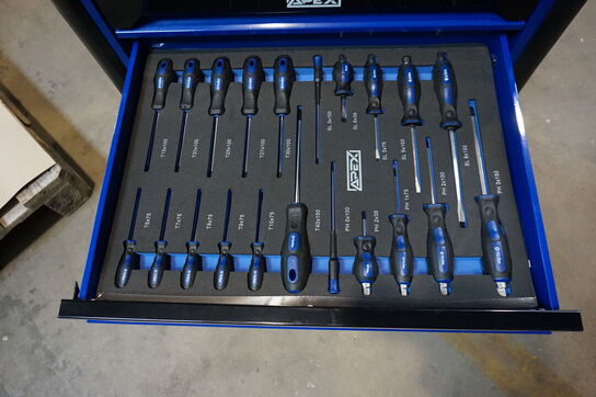 APEX Værktøjsvogn XXL Edittion Blue 7HS6G-Blue 