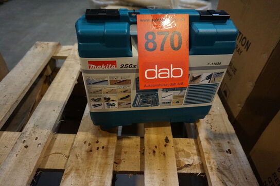 Makita E-11689 Bor og Bitssæt 256 dele 