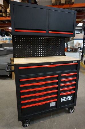 APEX Tool Professional Toolcart med arb. bord og overskabe 