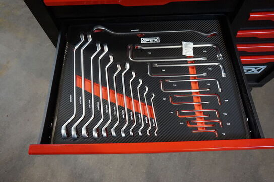 APEX Tool Professional Toolcart med arb. bord og overskabe 