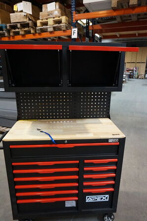 APEX Tool Professional Toolcart med arb. bord og overskabe 