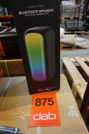 United SPK2405 bluetooth højtaler med LED lys