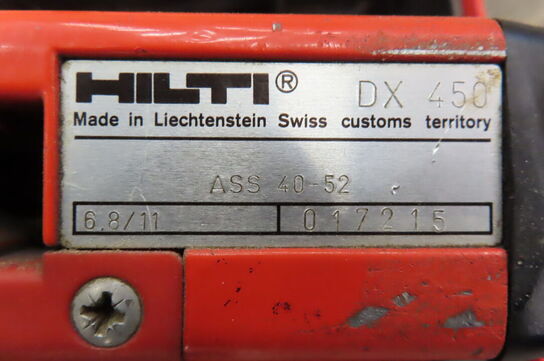 Boltpistol HILTI DX 450