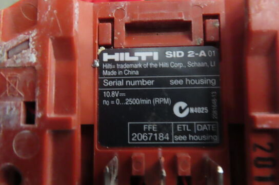 Akku-slagnøgle HILTI SID 2-A
