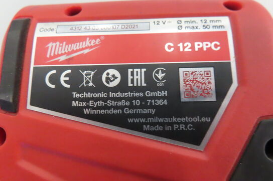 Rørskærer MILWAUKEE C12 PPC-0