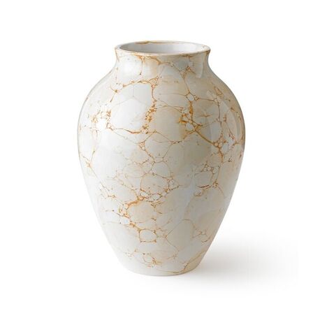 2 stk. Knabstrup Natura vaser beige 20 cm & 27 cm