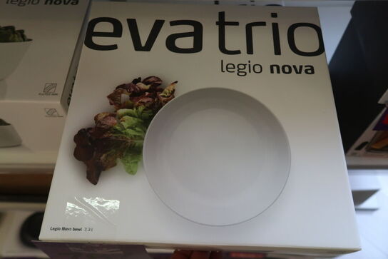 2 stk. Eva Trio Legio Nova skål hvid 3,3 liter