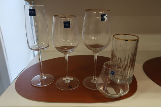 5 stk. ass. Lyngby glas