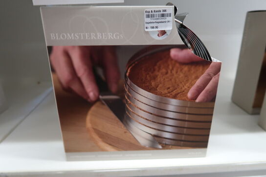 2 stk. Blomsterbergs kagedeler stål Ø24-30 cm