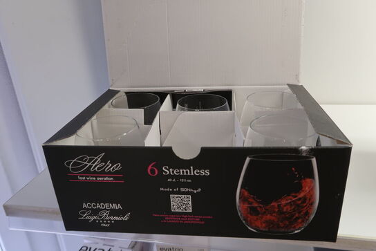5 stk. Luigi Bormioli Aero vandglas klar H9,9 cm 40 cl