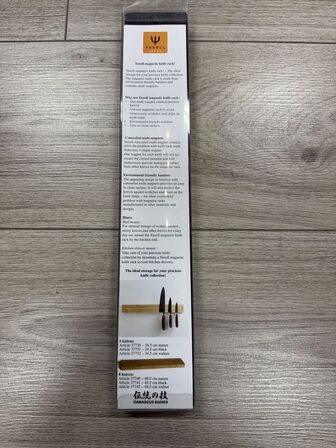 Yaxell knivmagnet 34 cm sort