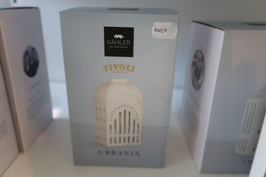 2 stk. Kähler Urbania lyshus Tivoli 18,5 cm