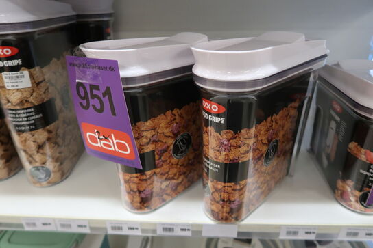 2 stk. OXO POP opbevaringsboks 3,2 liter