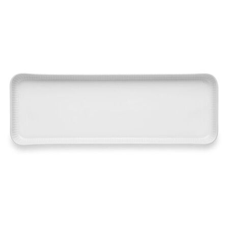 2 stk. Eva Trio Legio Nova serveringsfad aflangt hvid 37 cm