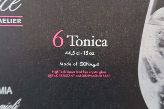 6 stk. Luigi Bormioli Palace Ølglas Glas 44,5 cl