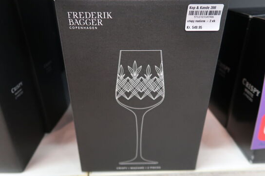 2 pk. Frederik Bagger Crispy Madame hvidvinsglas 2 stk.