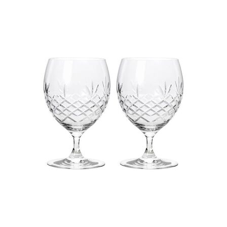 2 stk. Frederik Bagger Crispy eightball glas klar glas