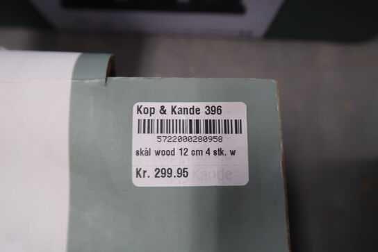 2 pk. Bitz Skålesæt Wood/Ocean 4 Stk. 12 cm
