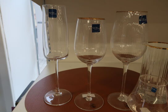 5 stk. ass. Lyngby glas