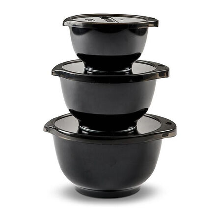 Rosti Margrethe miniskåle-sæt 0,35 + 0,5 + 0,75 liter sort