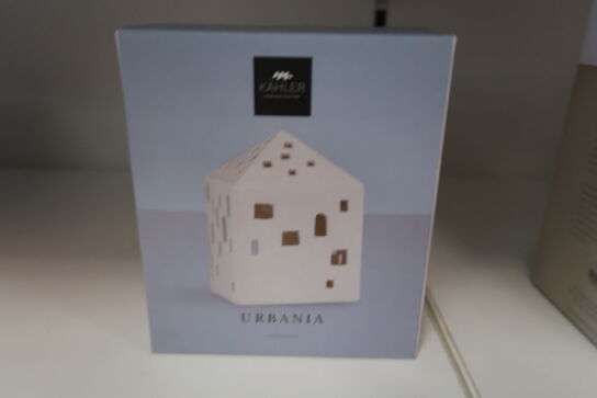 2 stk. Kähler Urbania Lyshus Byhus 12,5 Cm