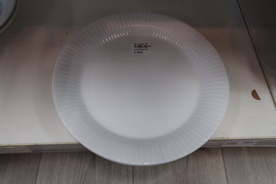 2 stk. Kähler Hammershøi tallerken hvid 27 cm
