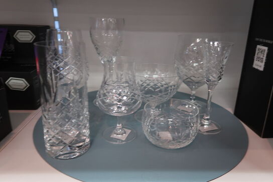 8 stk. ass. Frederik Bagger glas