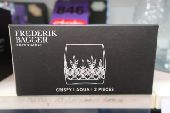 3 pk. Frederik Bagger Crispy Aqua glas 2 stk. 23 cl