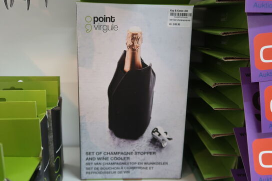4 pk. Point Virgule champagnesæt