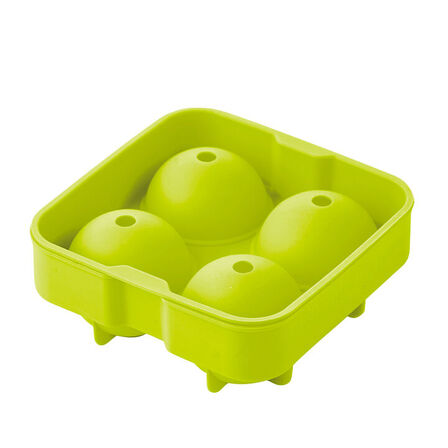 2 pk. Point Virgule silikone iskugleform grøn Ø4,5 cm