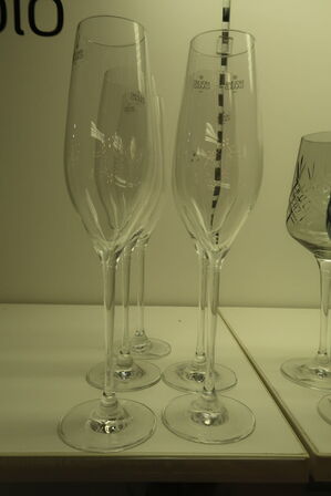 6 stk. Holmegaard champagneglas 29 cl