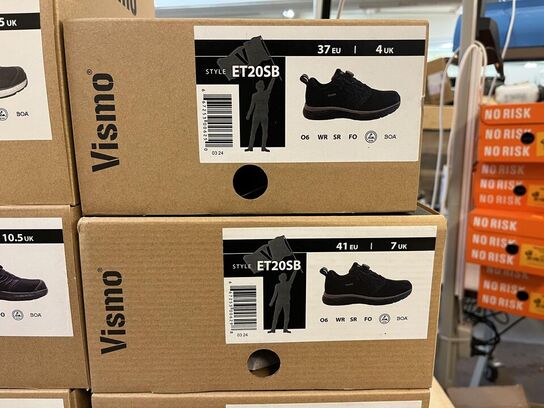 13 Par. Vismo Sikkerheds Sko. Blandet Str og Model
