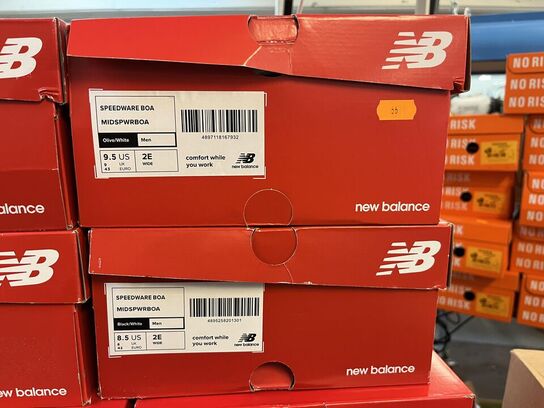 12 Par. New Balance Sikkerheds Sko. Blandet Str og Model
